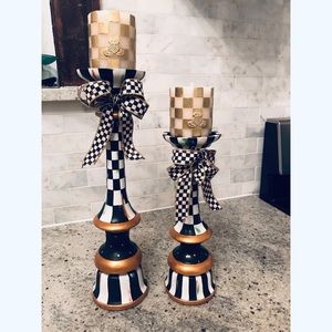 Mackenzie Childs Candle Sticks